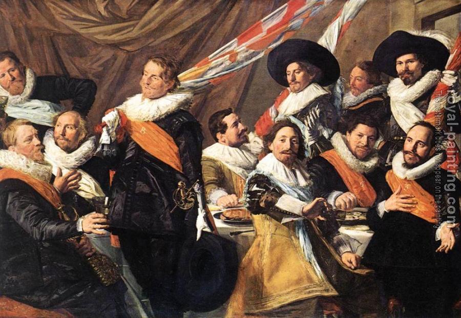 Frans Hals : Banquet Of The Officers Of The St George Civic Guard Company II